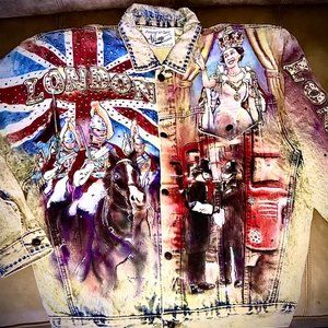 Alamo Vintage Jacket - Queen Elizabeth II - London - Collectors Piece - Rare
